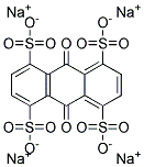 Sodium 9,10-dioxo-9,10-dihydroanthracene-1,4,5,8-tetrasulfonate Struktur