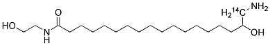 PALMITOYL ETHANOLAMIDE, [ETHANOLAMINE 1,2-14C] Struktur