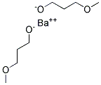 BARIUM (II) METHOXYPROPOXIDE, 25% W/W IN METHOXYPROPANOL Struktur