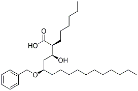 (2S,3S,5R)-5-BENZYLOXY-2-HEXYL-3-HYDROXY-HEXADECANOIC ACID Struktur