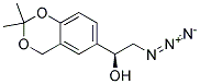 (S)-2-AZIDO-1-(2,2-DIMETHYL-4H-BENZO[1,3]DIOXIN-6-YL)-ETHANOL Struktur