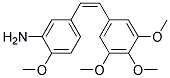 (Z)-2-METHOXY-5-[2-(3,4,5-TRIMETHOXYPHENYL)VINYL]PHENYLAMINE Struktur