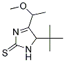 5-T-BUTYL-1-METHOXYETHYLIMIDAZOLIN-2-THIONE Struktur