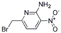 6-BROMOMETHYL-3-NITRO-PYRIDIN-2-YLAMINE Struktur