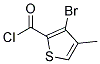 3- bromo -4-methyl-2-thiophenecarbonyl chloride Struktur