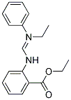 N-(Ethoxycarbonylphenyl)-N'-Ethyl-N'-Phenylformamidine Struktur