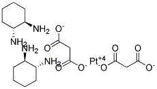 (Trans-1,2-Diaminocyclohexane)Malonate Platinum Struktur