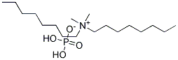 Bisoctyl dimethyl ammonium dihydrogen phosphate Struktur