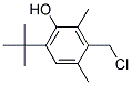 6-Tert-Butyl-3-(Chloromethyl)-2,4-Dimethylphenol Struktur