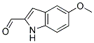 5-Methoxyindole-2-Carboxaldehyde Struktur