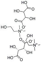 CholineL-Bitartrate,(2-Hydroxyethyl)TrimethylammoniumBitartrate Struktur