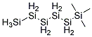 Trimethylhexasilane Struktur