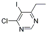 4-Chloro-5-Iodo-6-Ethylpyrimidine Struktur