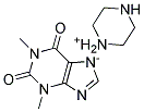 Theophylline Piprazine Salt Struktur