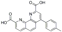 4-p-Tolyl-1,10-phenanthroline-2,9-dicarboxylic acid, 98+% Struktur