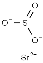 STRONTIUM SULPHITE Struktur