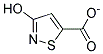 3-HYDROXYISOTHIAZOLE-5-CARBOXYLATE Struktur