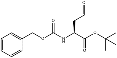 T-BUTYL (2S)-2-[(BENZYLOXYCARBONYLAMINO)]-4-OXO-BUTYRATE Struktur