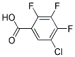 5-CHLORO-2,3,4-TRIFLUOROBENZOIC ACID Struktur