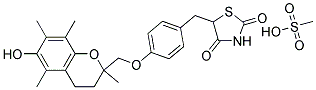 TROGLITAZONE MSYLATE Struktur