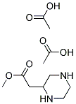 PIPERAZINE-2-ACETIC ACID METHYL ESTER DIACETATE Struktur