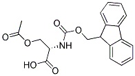 N-FMOC-O-ACETYL-L-SERINE Struktur