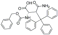 N-CBZ-BETA-TRITYL-L-ASPARAGINE Struktur