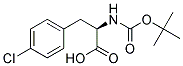 NALPHA-TERT-BUTOXYCARBONYL-3-(4-CHLOROPHENYL)-D-ALANINE Struktur