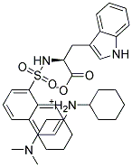 N-ALPHA-DANSYL-(D,L)-TRYPTOPHAN DICYCLOHEXYLAMMONIUM SALT Struktur