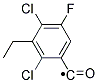 ETHYL 2,4-DICHLORO-5-FLUOROBENZOYL Struktur