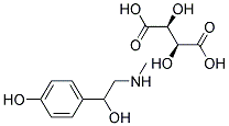 DL-4-HYDROXY-ALPHA-(METHYLAMINOMETHYL)BENZYL ALCOHOL D-TARTRATE Struktur