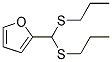 BIS(PROPYLTHIO)METHYL FURAN Struktur