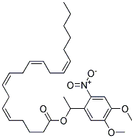 ARCHIDONIC ACID, 4,5-DIMETHOXY-1-(2-NITROPHENYL)ETHYL ESTER Struktur