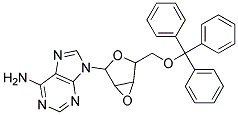 9-(4-((TRITYLOXY)METHYL)-3,6-DIOXA-BICYCLO[3.1.0]HEXAN-2-YL)-9H-PURIN-6-AMINE Struktur