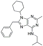 8-BENZYL-9-CYCLOHEXYL-N-ISOBUTYL-2-METHYL-9H-PURIN-6-AMINE Struktur