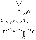 7-CHLORO-1-CYCLOPROPYL-6-FLUORO-1,4DIHYDRO-4-OXO-3-QUINOLONECYRBOXYLIC ACID Struktur