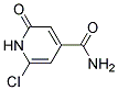 6-CHLORO-1,2-DIHYDRO-2-OXO-4-PYRIDINECARBOXAMIDE Struktur