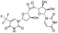 5-TRIFLUOROMETHYL-2'-DEOXYURIDINE (TRIFLURIDINE) Struktur