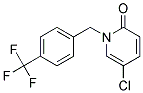 5-CHLORO-1-[4-(TRIFLUOROMETHYL)BENZYL]PYRID-2-ONE Struktur