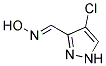 4-CHLORO-1H-PYRAZOLE-3-CARBALDEHYDE OXIME Struktur