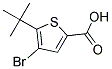 4-BROMO-5-(1,1-DIMETHYLETHYL)-2-THIOPHENECARBOXYLIC ACID Struktur