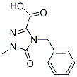 4-BENZYL-1-METHYL-5-OXO-1,5-DIHYDRO-4H-1,2,4-TRIAZOL-3-CARBOXYLIC ACID Struktur