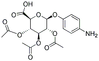 4-AMINOPHENYL 2,3,4-TRI-O-ACETYL-B-D-GLUCURONIDE Struktur