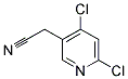 4,6-DICHLOROPYRIDINE-3-ACETONITRILE Struktur