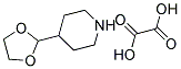 4-(1,3-DIOXOLAN-2-YL)PIPERIDINE OXALATE Struktur