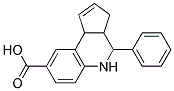 3A,4,5,9B-TETRAHYDRO-4-PHENYL-3H-CYCLOPENTA[C]QUINOLINE-8-CARBOXYLIC ACID Struktur