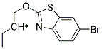 [(6-BROMOBENZO[D]THIAZOL-2-YLOXY)METHYL] PROPYL Struktur