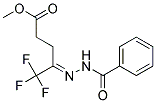 (E)-METHYL 4-(2-BENZOYLHYDRAZONO)-5,5,5-TRIFLUOROPENTANOATE Struktur