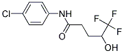 5,5,5-TRIFLUORO-4-HYDROXY-PENTANOIC ACID (4-CHLORO-PHENYL)-AMIDE Struktur