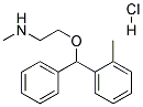 METHYL[2-(2-METHYLBENZHYDRYLOXY)ETHYL]AMINE HYDROCHLORIDE Struktur